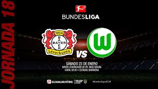 Partido Completo: Bayer Leverkusen vs VfL Wolfsburg | Jornada 18 - Bundesliga