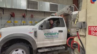 St. Louis County executive gets behind-the-wheel to help tackle plow driver shortage