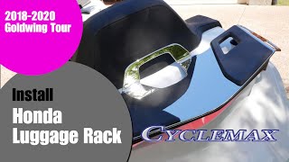 Installing Honda Luggage Rack on 2018-2020 Honda Goldwing Tour