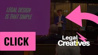 Legal Design is that simple with Legal Creatives @ Future of contracting, Stockholm.