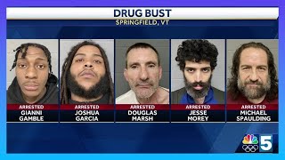 Drug bust in southern Vermont leads to the arrests of 5 people