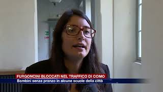 Etg - Furgoncini bloccati nel traffico di Como, bambini senza pranzo in alcune scuole della città