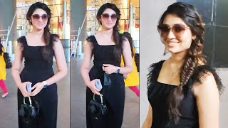 Actress Krithi Shetty Mesmerizing Looks In Black Dress | Krithi Shetty Latest Video | Daily Culture