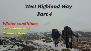 West Highland Way, the mountains, and Rannoch Moor. Cold challenging terrains.