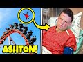 Ashton fell off the roller coaster, then.. (Ninja Kidz TV)