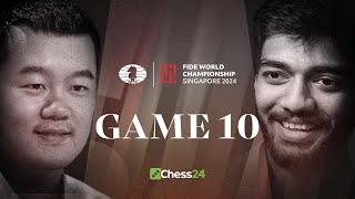 DING vs. GUKESH! FIDE WORLD CHESS CHAMPIONSHIP 2024 Game 10 | Another Crazy Prep Today?