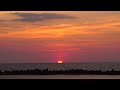 ウェザーリポート動画0806@柏崎市18時49分頃 今日の夕陽…vol.2…日本海に沈む夕日 ☆polaris