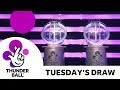 The National Lottery ‘Thunderball’ draw results from Tuesday 8th May 2018