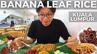 🇲🇾 Our pick for the BEST Banana Leaf Rice in Kuala Lumpur! | Indian Cuisine(EN/中CC）