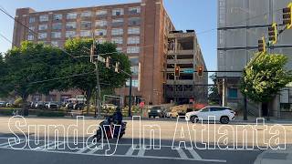 4K POV Drive Through Atlanta GA 🌆✨ | Festive Sunday Evening Vibes 🚗🌙 | Relaxing ASMR City Drive