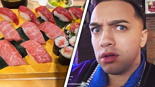 American Tries Japanese Sushi...