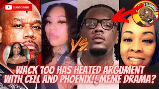[HEATED] Wack 100 Has Explosive Argument With Phoenix & Cell‼️Whole Room Crashes Out Over Meme⁉️💨🔥🤣