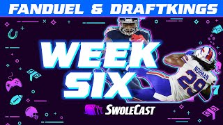 FANDUEL AND DRAFTKINGS WEEK 6 NFL DFS LINEUP PICKS - SWOLECAST