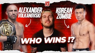 Alexander Volkanovski vs The Korean Zombie - Who Wins!?