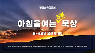 2025-01-22 아침을여는묵상 | 예레미야 36:27-32 | 구리빛과소금의교회