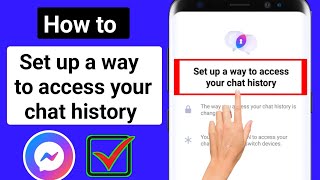 How to Set up a way to access your chat history (New update 2024)