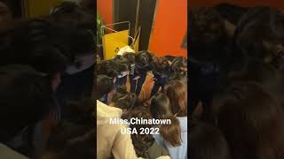 Miss Chinatown USA 2022 saying hi to the camera