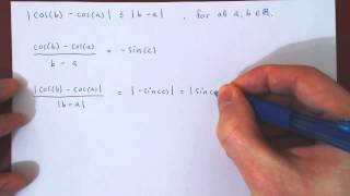 The Mean Value Theorem - Example 3