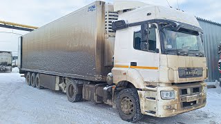 КАЖДЫЙ ДЕНЬ С НОВЫМ ПРИЦЕПОМ🚚/СНЕГОПАД В ЧЕЛЯБИНСКЕ❄️#дальнобой #снегопад #рейс