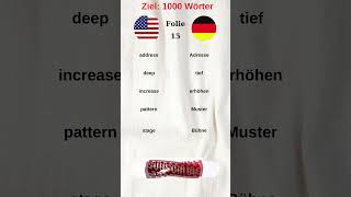 1000 Wörter lernen Folie 15 #deutsch #a1 #b1 ( Deutsch Lernen )
