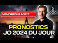 Pronostic JO Paris 2024 : Foot, Basket, Tennis de table… Pronos du vendredi 9 août