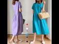 japanese style linen cotton dress