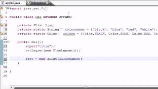 Java Programming Tutorial 70 JList‬‏