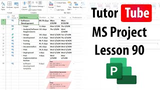 Microsoft Project - Lesson 90 - Baseline and Variation Values