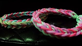 การถักหนังยางซิลิโคน loom bands ลาย\