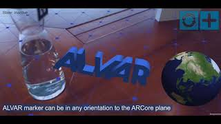 ALVAR and ARCore tracking demo