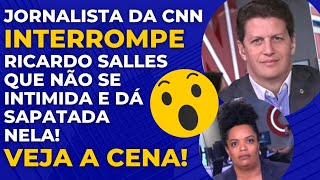 🚨QUE PANCADA! JORNALISTA INTEREOMPE SALLES E LEVA PATADA