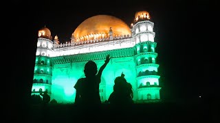 Glorious Gol Gumbaz of Bijapur at Night. Karnataka Wire