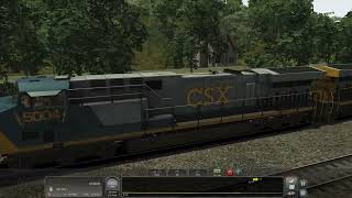 Train Simulator Classic - [GE AC6000CW] - CSX Is Bailey Bound Pt. 1 - 4K UHD