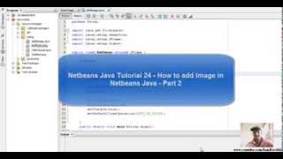 Java Swing Tutorial 24 - How to add Image in Netbeans Java - Part 2