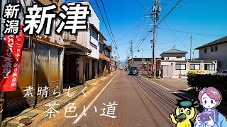 【新潟 新津】新町ごりやく通り商店街　新潟一茶色い！？商店街