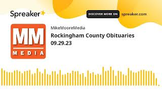 Rockingham County Obituaries 09.29.23