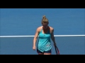 halep v rogers match highlights 1r australian open 2017