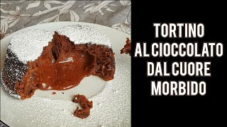 TORTINO AL CIOCCOLATO dal CUORE MORBIDO