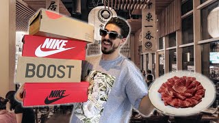 HAVING UNLIMITED A5 JAPANESE WAGYU ! + SNEAKER UNBOXING !!