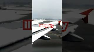 Plane Taking Off With Snow On Wings!