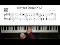 Beethoven - German Dance WoO 13, No. 9 - 3,990pts