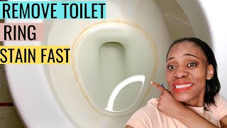 Remove Hard Water Ring In Toilet Bowl Fast and Easy