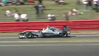 Nico Rosberg exits pitlane at Silverstone1396