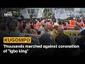 Thousands marched against coronation of 