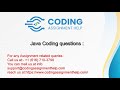 coding assignment help : Java question