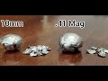 10mm vs .41 magnum in ballistics gel