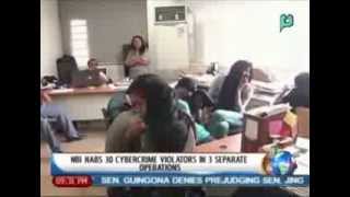 NewsLife: NBI nabs 30 cybercrime violators in 3 separate operations || Feb. 18, 2014