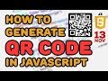 How to generate QR Code with JavaScript