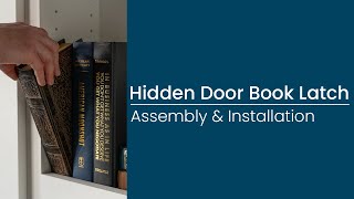 How to Install a Hidden Door Book Latch | Inswing | Murphy Door®
