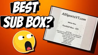 😳 BEST BUDGET SUB BOX EVER - All Sports VT Football Subscription Box Review. So many Packs!!!